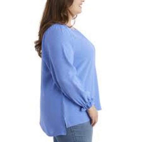 Jessica Simpson Light Blue Blouse Size XL - Picture 5 of 12